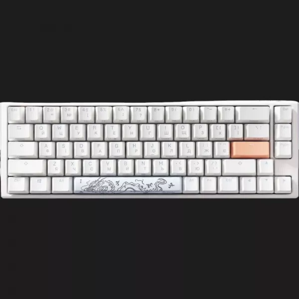 Клавіатура ігрова Ducky One 3 SF Cherry MX Red RGB (White) (UA)