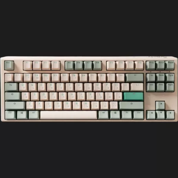 Клавіатура ігрова Ducky One 3 TKL Cherry MX Red (Matcha Cream) (UA)