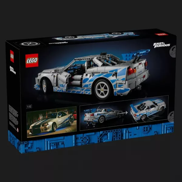 Конструктор LEGO Technic Подвійний форсаж Автомобіль Nissan Skyline GT-R (R34) (42210)