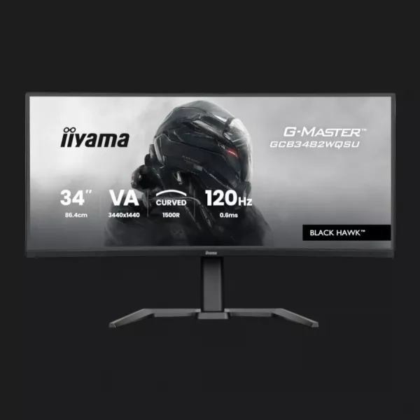 Монітор iiyama 34" VA 120Hz GCB3482WQSU-B1 (UA)