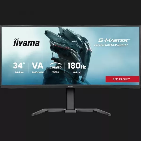 Монітор iiyama 34"VA 180Hz GCB3484WQSU-B1 (UA)