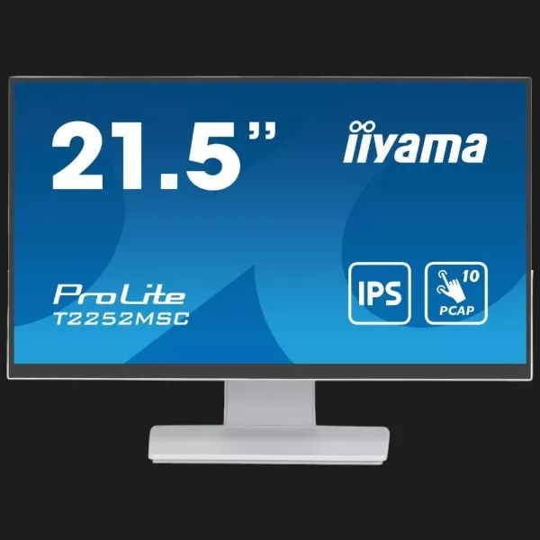 Монітор iiyama 21.5" IPS 60Hz T2252MSC-W2 (UA)