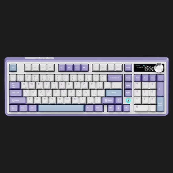 Клавіатура ігрова Ajazz AK980 (White/Purple) (AK980-CS-PWB) (UA)