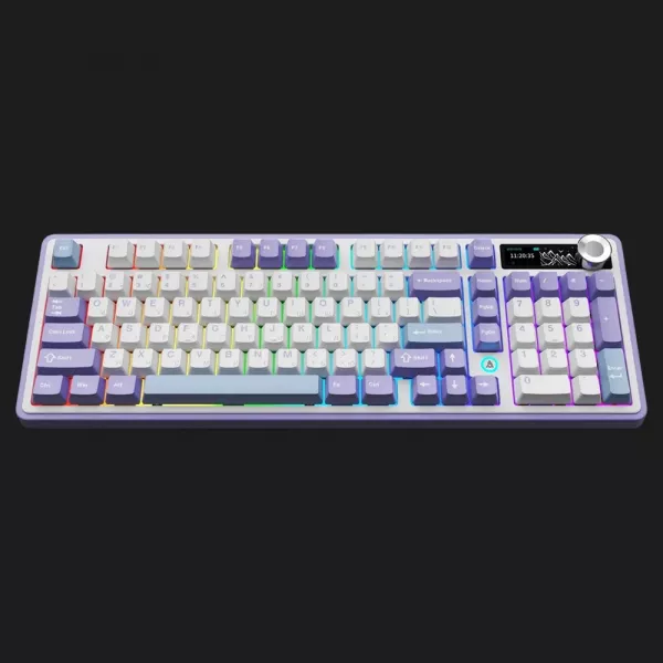 Клавіатура ігрова Ajazz AK980 (White/Purple) (AK980-CS-PWB) (UA)
