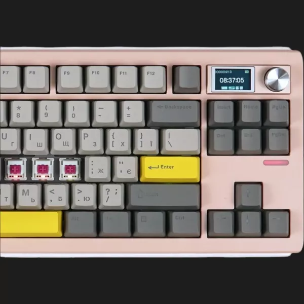 Клавіатура ігрова Epomaker Shadow-S Wisteria (Pink) (UA)