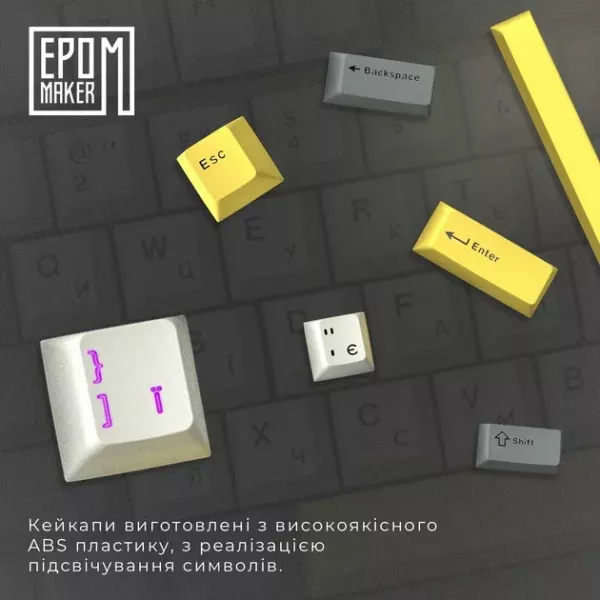 Клавіатура ігрова Epomaker Shadow-S Wisteria (Pink) (UA)
