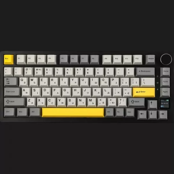 Клавіатура ігрова Epomaker AK820 Pro Gift Switch (Black) (UA)