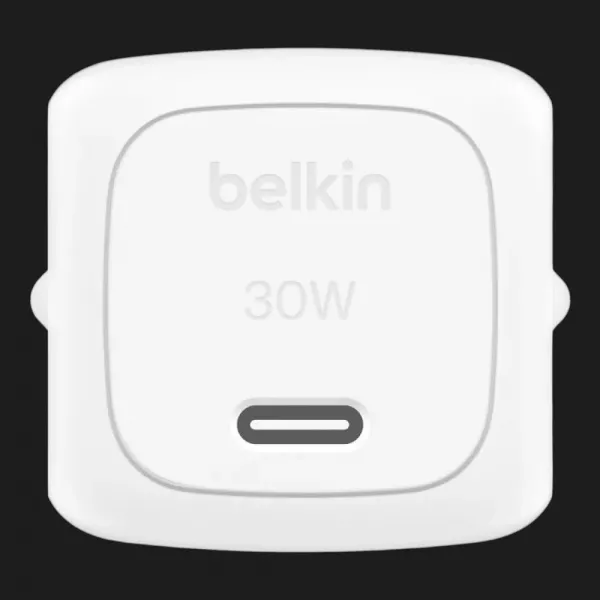 Блок живлення Belkin 30W USB-С GAN PD PPS, NEW (White)