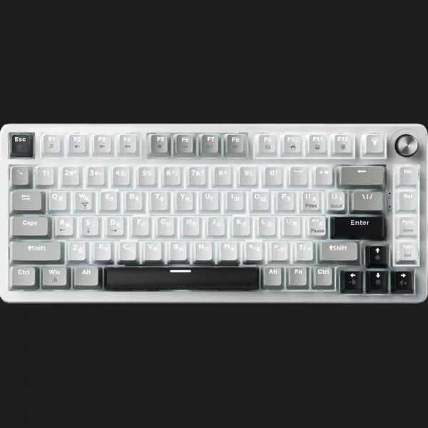 Ігрова клавіатура Gamepro Genesis Silverlight (White) (UA)
