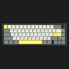 Клавіатура механічна бездротова Epomaker EK68 Flamingo (EK68-B-F) (Black) (UA)
