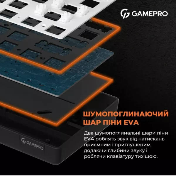 Ігрова клавіатура Gamepro Asgard Fenrir (Black) (MK130G Pro) (UA)