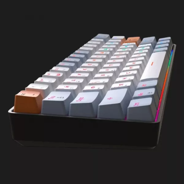 Ігрова клавіатура GamePro MK130R (Red) з Hot-Swap RGB Black (UA)