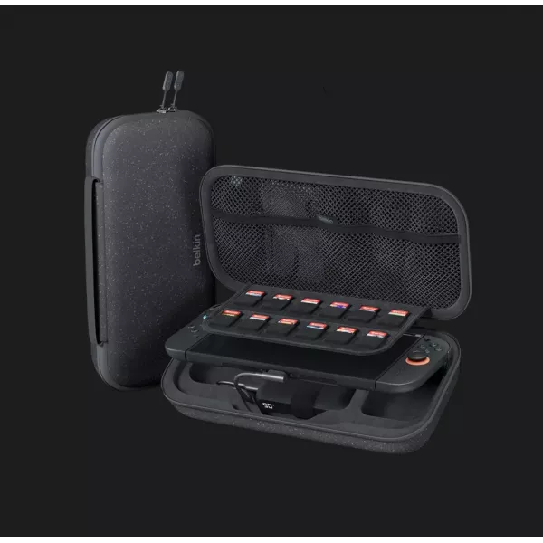 Чохол Belkin із акумулятором 10000мА для Nintendo Switch 2 (Charcoal) (ENA001hqCH-V2)
