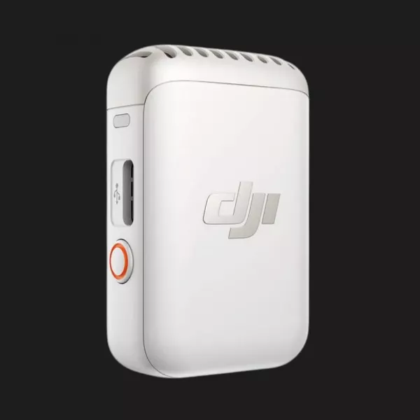 Передавач радіосистеми DJI Mic 2 Transmitter (Pearl White) (CP.RN.00000329.01)