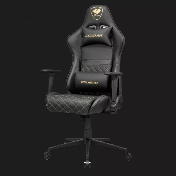 Крісло для геймерів Cougar Armor One V2 Gold (Black) (UA)