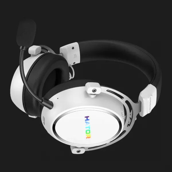 Ігрова гарнітура HATOR Hypergang 3 Hi-Res SyncHUB Wireless White (ESH56) (UA)