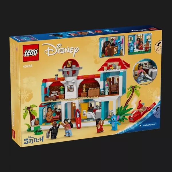 Конструктор LEGO Disney Пляжний будинок Ліло і Стіч (43268)