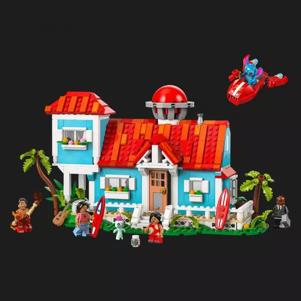 Конструктор LEGO Disney Пляжний будинок Ліло і Стіч (43268)
