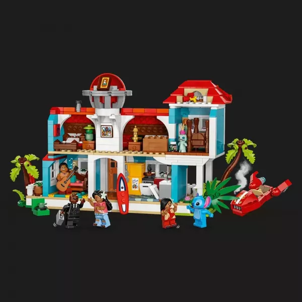 Конструктор LEGO Disney Пляжний будинок Ліло і Стіч (43268)