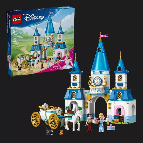 Конструктор LEGO Disney Замок Попелюшки й карета (43275)