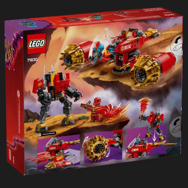 Конструктор LEGO Ninjago Штормовий робот-вершник Кая (71830)