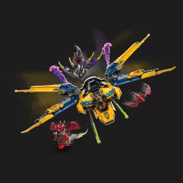 Конструктор LEGO Ninjago Суперштормовий реактивний літак Рас та Арін (71833)