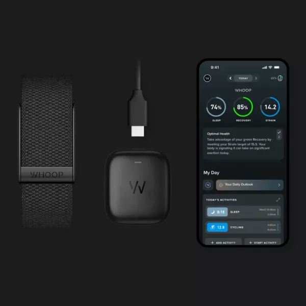 Фітнес-браслет WHOOP 4.0 One Onyx SuperKnit 12-Month Membership (973-003-000)