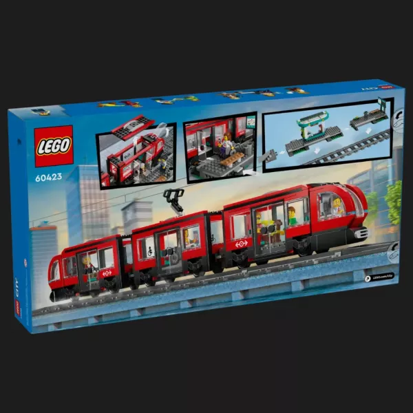 Конструктор LEGO City Трамвай і вокзал у центрі міста (60423)
