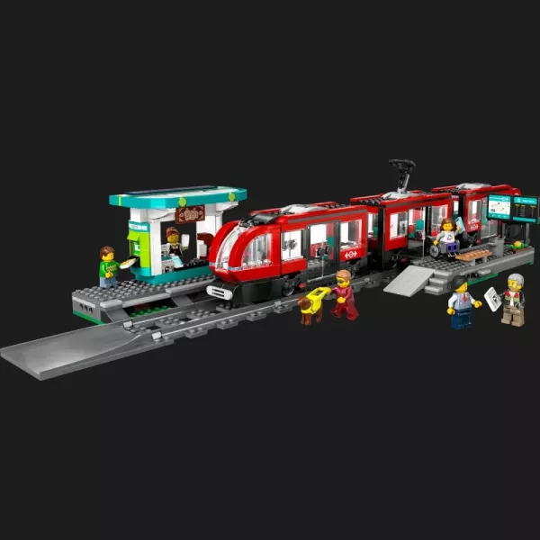 Конструктор LEGO City Трамвай і вокзал у центрі міста (60423)