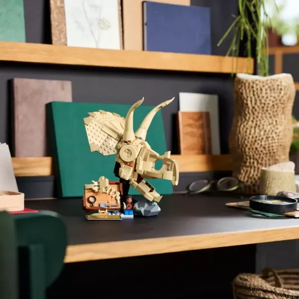 Конструктор LEGO Jurassic World Скамʼянілості динозаврів: череп трицератопса (76969)