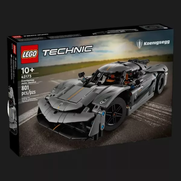 Конструктор LEGO Technic Koenigsegg Jesko Absolut — сірий гіперкар (42173)