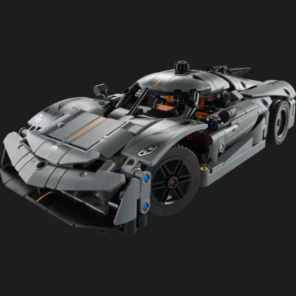 Конструктор LEGO Technic Koenigsegg Jesko Absolut — сірий гіперкар (42173)