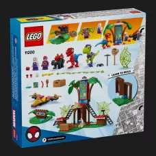 Конструктор LEGO Marvel Битва Павука та раптора Гоббі у штаб-будинку на дереві (11200)