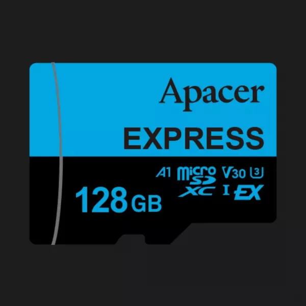 Карта пам'яті Apacer microSDXC Express 128Gb class 10 V30 A1 (Compatible with Nintendo Switch 2)