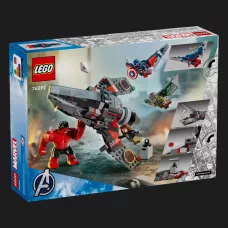 Конструктор LEGO Marvel Капітан Америка проти Червоного Халка (76292)