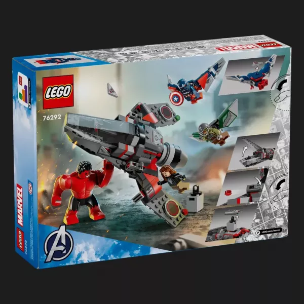 Конструктор LEGO Marvel Капітан Америка проти Червоного Халка (76292)