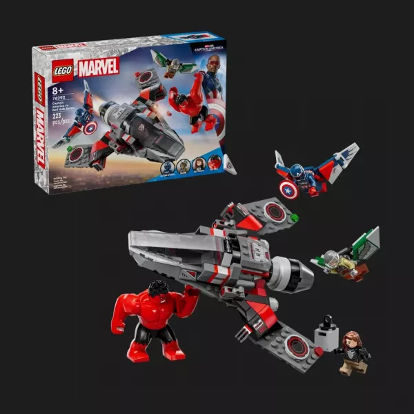 Конструктор LEGO Marvel Капітан Америка проти Червоного Халка (76292)