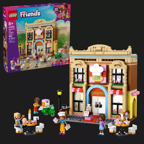 Конструктор LEGO Friends Ресторан і кулінарна школа (42655)
