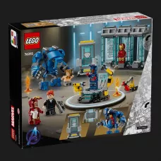 Конструктор LEGO Marvel Лабораторія Залізної Людини: зал обладунків (76315)