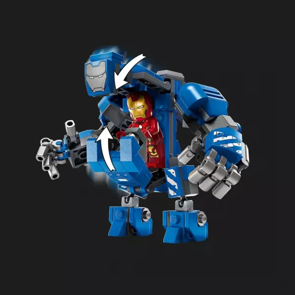 Конструктор LEGO Marvel Лабораторія Залізної Людини: зал обладунків (76315)
