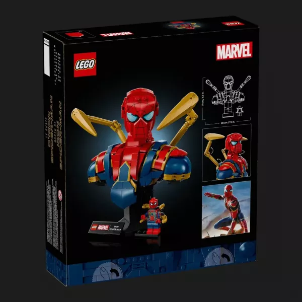 Конструктор LEGO Marvel Погруддя Залізної Людини-Павука (76326)