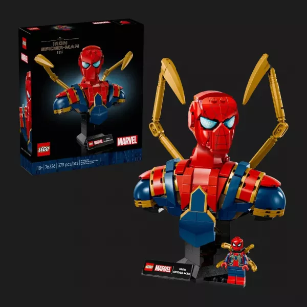 Конструктор LEGO Marvel Погруддя Залізної Людини-Павука (76326)