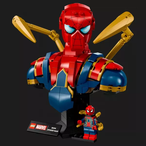 Конструктор LEGO Marvel Погруддя Залізної Людини-Павука (76326)