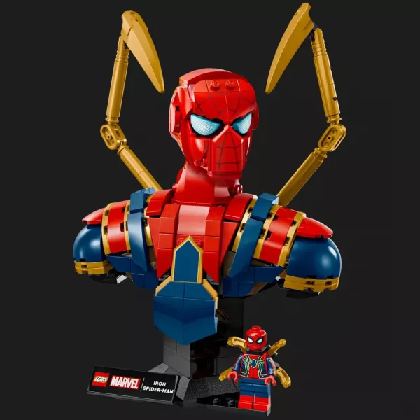 Конструктор LEGO Marvel Погруддя Залізної Людини-Павука (76326)