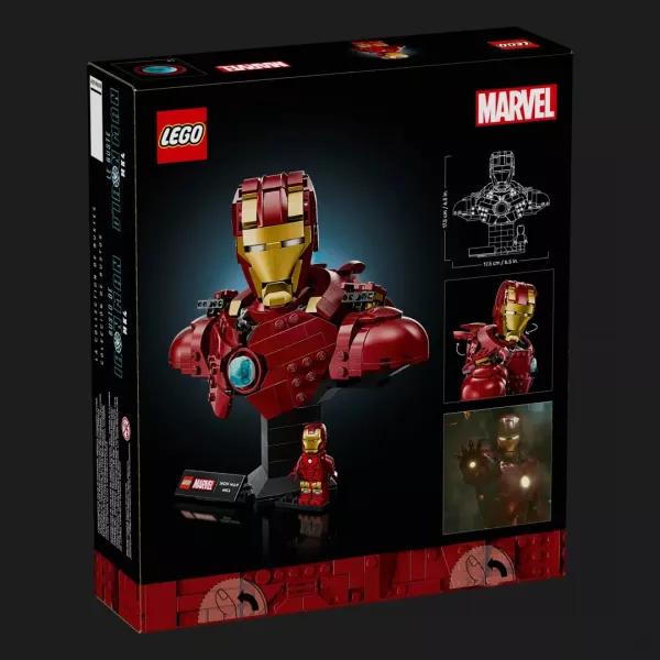 Конструктор LEGO Marvel Бюст Залізної Людини MK4 (76327)
