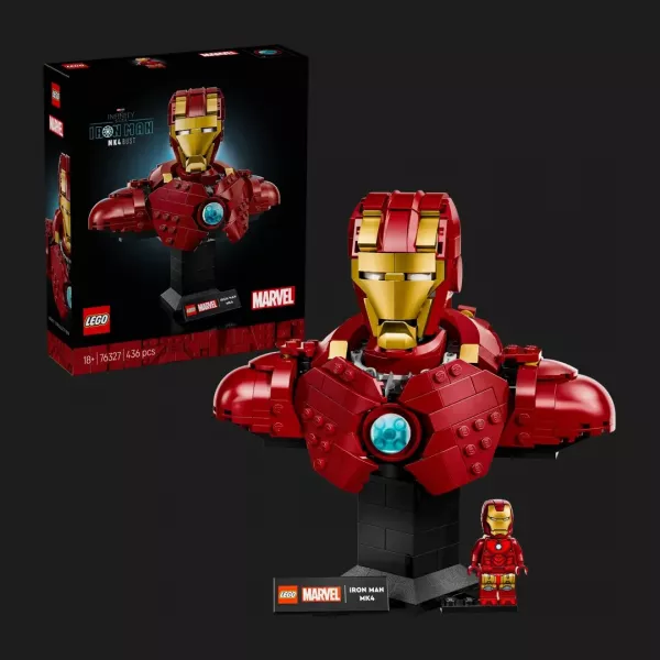 Конструктор LEGO Marvel Бюст Залізної Людини MK4 (76327)