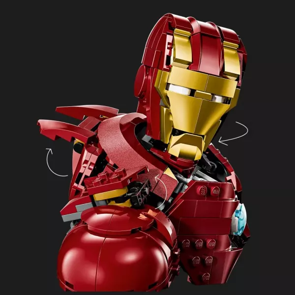 Конструктор LEGO Marvel Бюст Залізної Людини MK4 (76327)