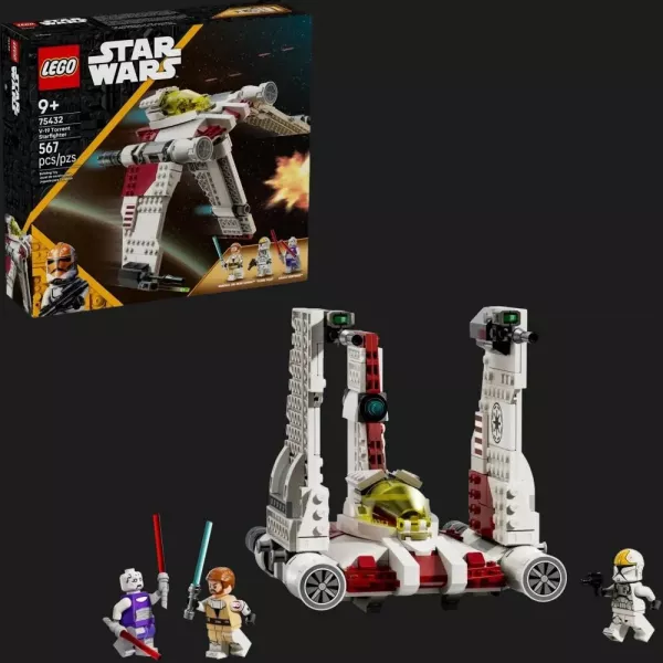 Конструктор LEGO Star Wars Зоряний винищувач V-19 «Потік» (75432)