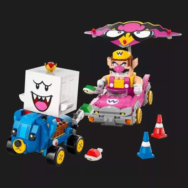 Конструктор LEGO Super Mario Mario Kart — Варіо та король Бу (72038)