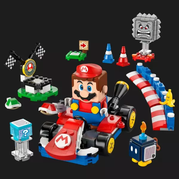 Конструктор LEGO Super Mario Mario Kart — Інтерактивний Маріо та карт (72043)